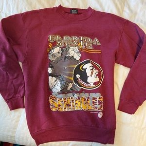 VINTAGE FLORIDA STATE SEMINOLES CREW NECK - SIZE XL